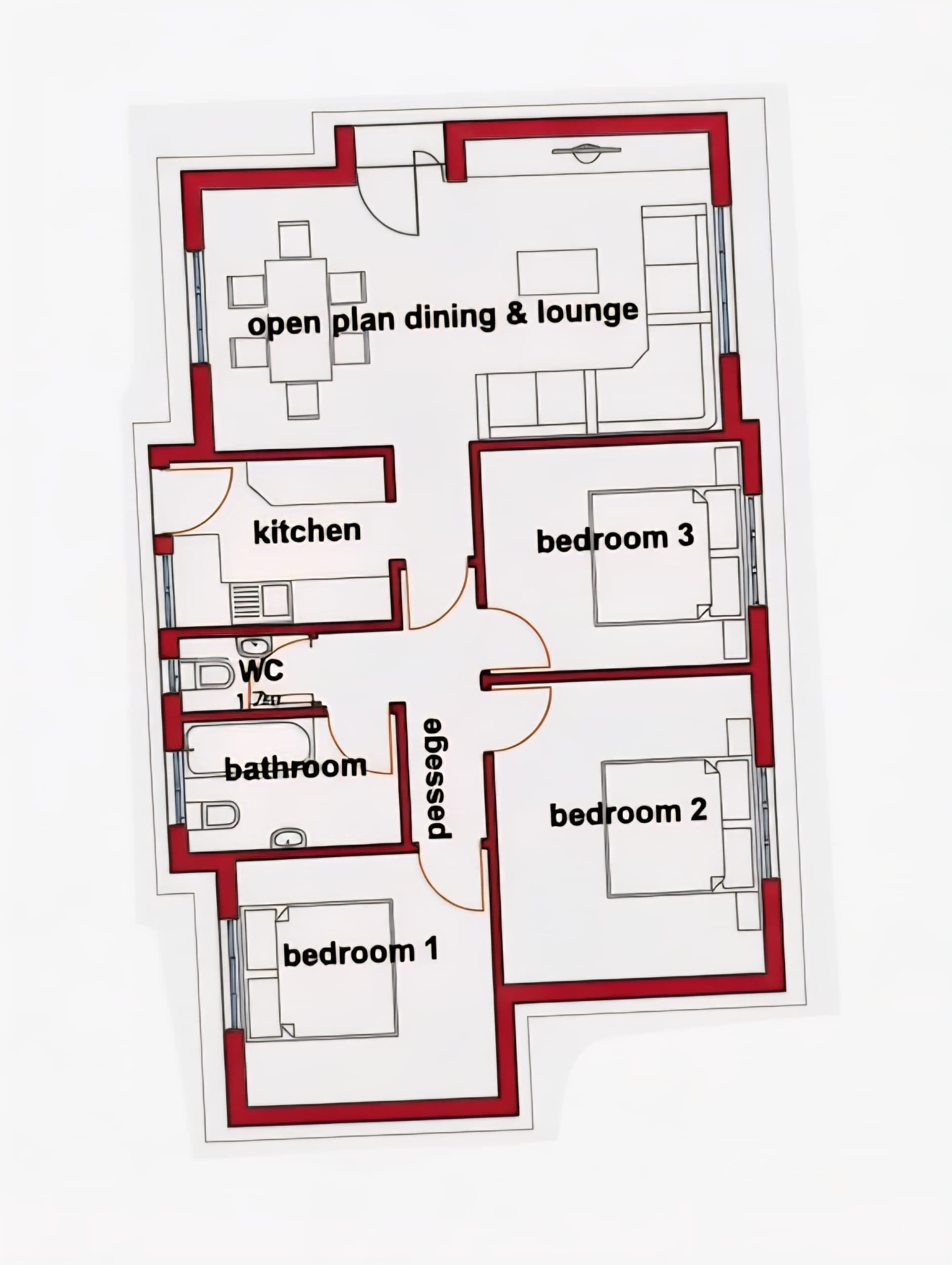 Standard floor plan